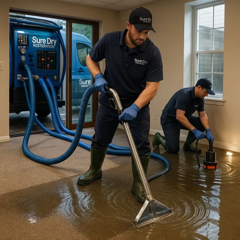 Water Extraction and Removal process in New Market, AL